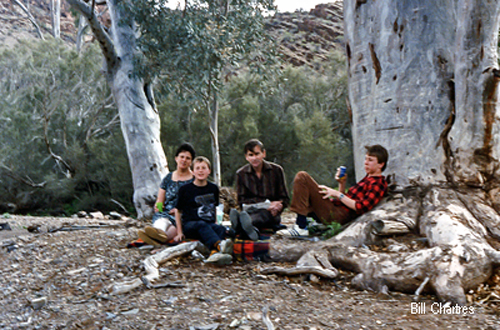 The Chartres
 family Chambers Gorge